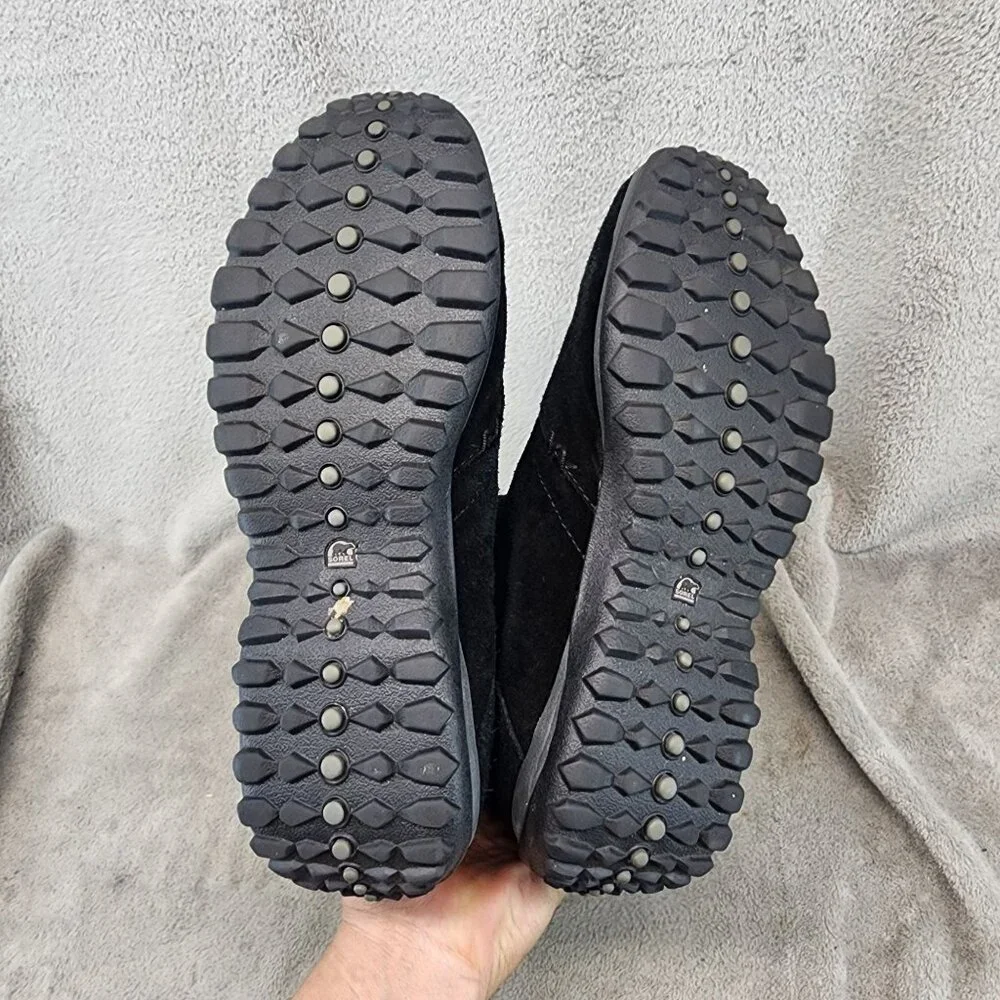 Sorel Shoes Womens Size 9 Maribel Black Suede Winter Boots